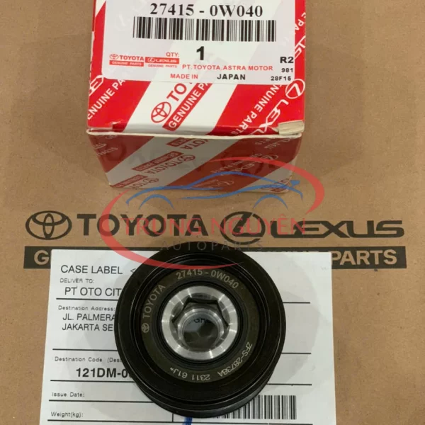 27415-0W040 Puly Máy Phát Toyota Camry 2.4 Đời 2008 - Hình ảnh 3