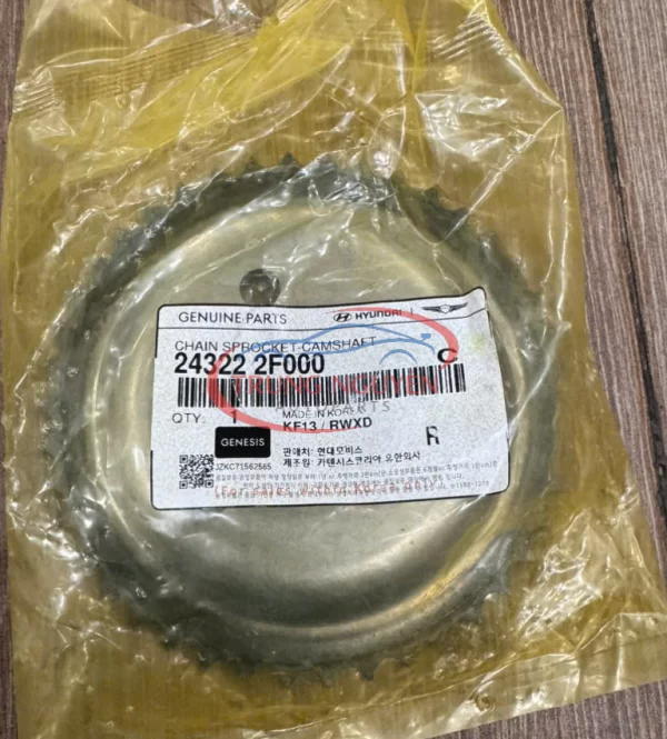 24322 2F000 -Bánh Răng Trục Cam Hyundai Santafe