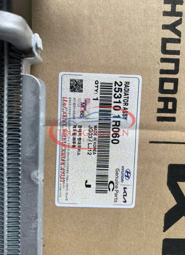 253101R060 - Bộ Tản Nhiệt OEM Cho Hyundai Accent 11-14 - Hình ảnh 2