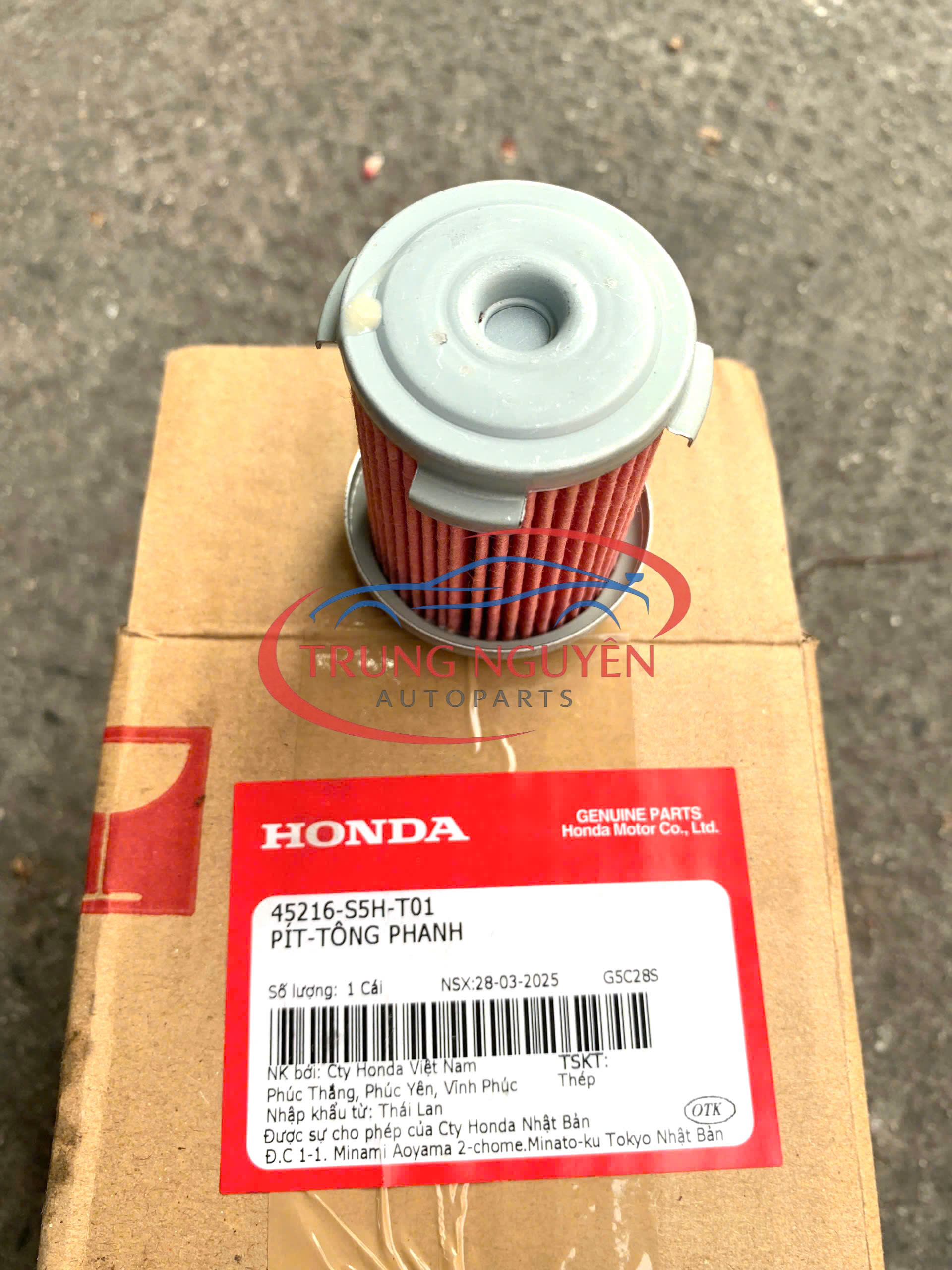 45216-S5H-T01 – Lọc dầu động cơ Honda - Hình ảnh 2