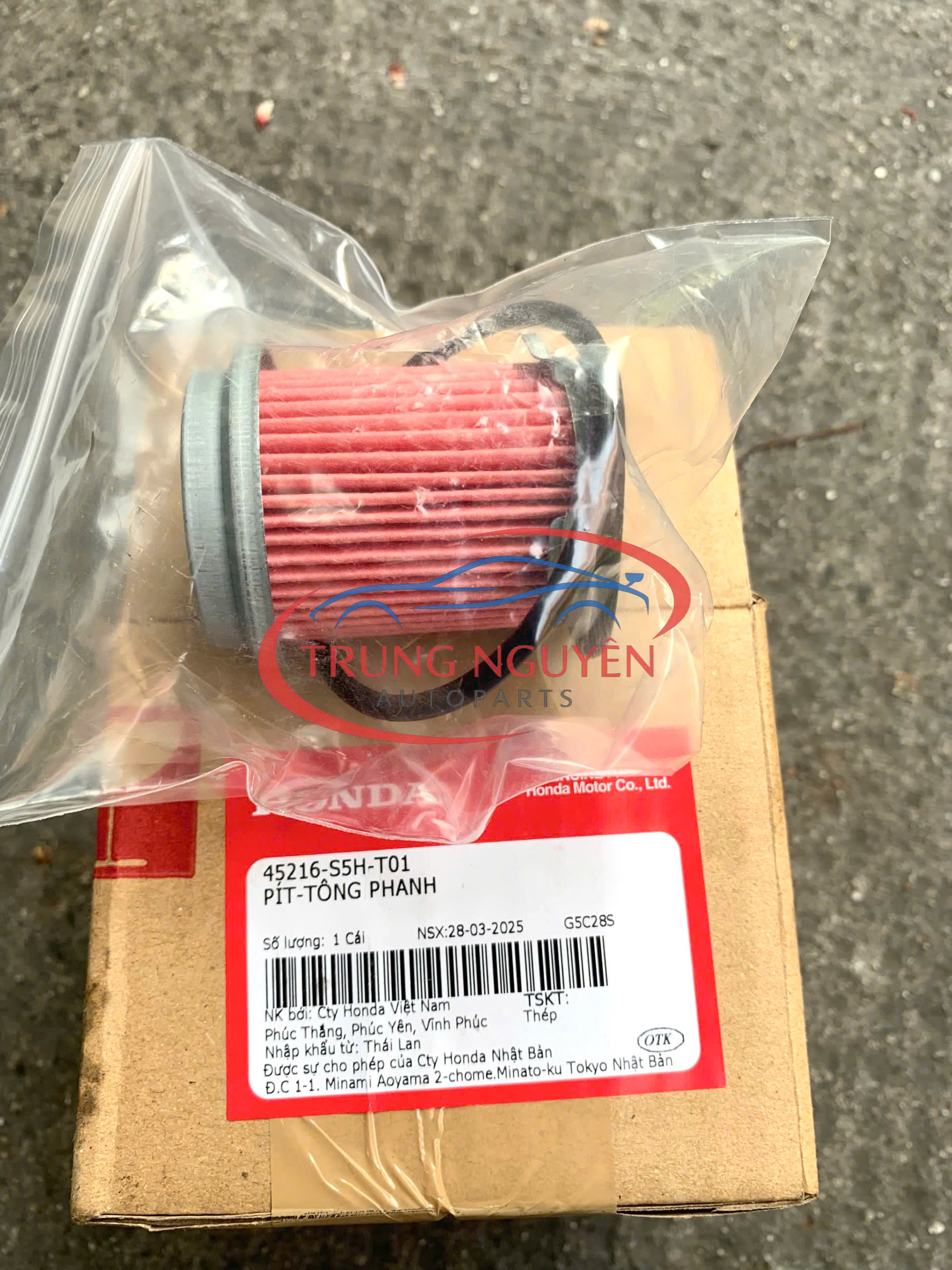 45216-S5H-T01 – Lọc dầu động cơ Honda - Hình ảnh 3