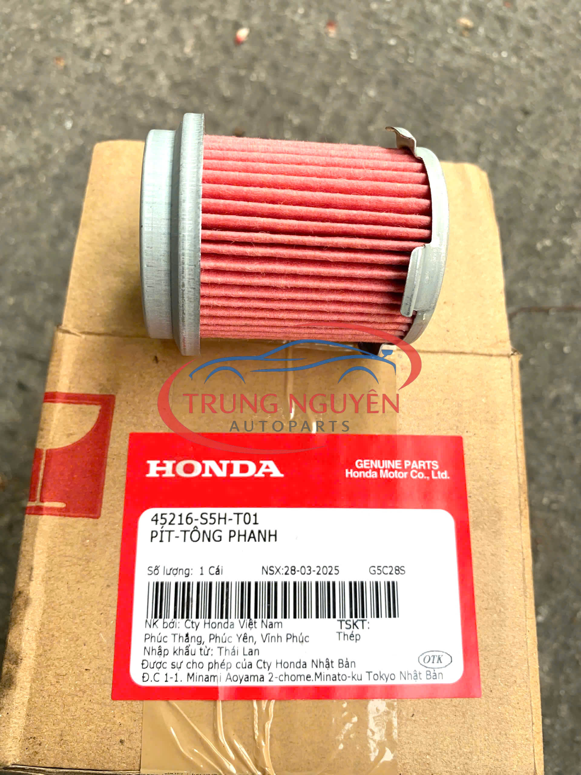45216-S5H-T01 – Lọc dầu động cơ Honda
